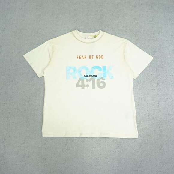 RIVINGTON ROI REBIS ROCK4:16 Printed T Shirt Yellow Short Sleeve